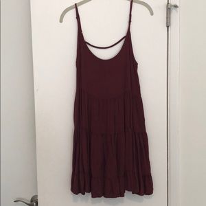Maroon Brandy Melville Jada Dress